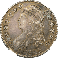 1822 Capped Bust Half Dollar (50c) Obverse Image