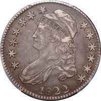 1822 Capped Bust Half Dollar (50c) O-109 Obverse Image