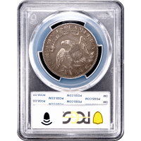 1822 Capped Bust Half Dollar (50c) O-109 Reverse Slab Image