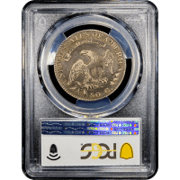 1822 Capped Bust Half Dollar (50c) Overton 108a Reverse Slab Image