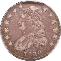 1822 Capped Bust Quarter (25c) Obverse Image