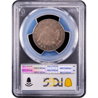 1822 Capped Bust Quarter (25c) Reverse Slab Image