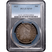 1823 Capped Bust Half Dollar (50c) O-104 Obverse Slab Image