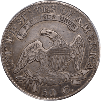 1823 Capped Bust Half Dollar (50c) O-110 REVERSE Image