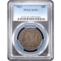 1823 Capped Bust Half Dollar (50c) Obverse Slab Image