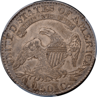 1823 Capped Bust Half Dollar (50c) Reverse Image
