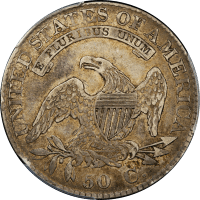 1824 Capped Bust Half Dollar (50c) Reverse Image