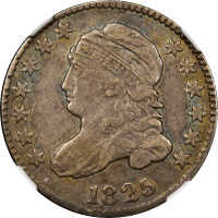 1825 Capped Bust Dime (10c) JR-5 Obverse Image