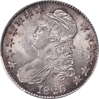 1825 Capped Bust Half Dollar (50c) Obverse Image