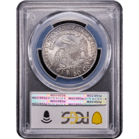 1825 Capped Bust Half Dollar (50c) Reverse Slab Image