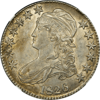 1826 Capped Bust Half Dollar (50c) Obverse Image