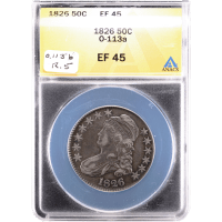 1826 Capped Bust Half Dollar (50c) O-113a Obverse Slab Image