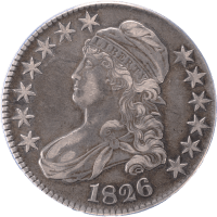 1826 Capped Bust Half Dollar (50c) O-113a Obverse Image