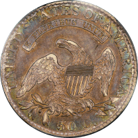 1826 Capped Bust Half Dollar (50c) REVERSE Image