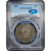 1826 Capped Bust Half Dollar (50c) SLAB Image