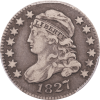 1827 Capped Bust Dime (10c) Obverse Image