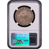 1827 Capped Bust Half Dollar (50c) Curl Base 2 Reverse Slab Image