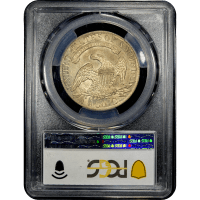 1827 Capped Bust Half Dollar (50c) O-114 Square Base 2 Reverse Slab Image