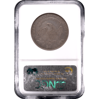 1829 Capped Bust Half Dollar (50c) O-105 Small Letters Reverse Slab Image