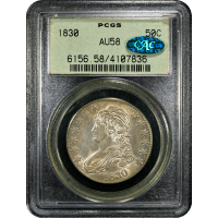 1830 Capped Bust Half Dollar (50c)  Large 0 OGH SLAB Image