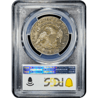 1830 Capped Bust Half Dollar (50c) O-122 Large 0 Reverse Slab Image