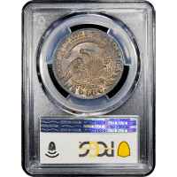 1830 Capped Bust Half Dollar (50c) Small 0 Reverse Slab Image