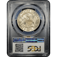 1830 Capped Bust Half Dollar (50c) Small 0 Reverse Slab Image