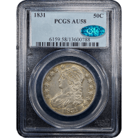 1831 Capped Bust Half Dollar (50c) SLAB Image