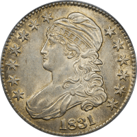 1831 Capped Bust Half Dollar (50c) OBVERSE Image