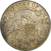 1831 Capped Bust Half Dollar (50c) REVERSE Image