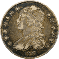 1831 Capped Bust Quarter (25c) Large Letters OBVERSE Image