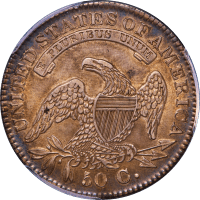 1832 Capped Bust Half (50c) Small Letters Reverse Image