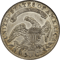 1832 Capped Bust Half Dollar (50c) Small Letters Reverse Image