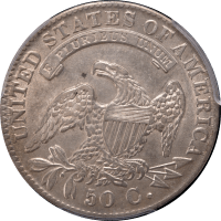 1832 Capped Bust Half Dollar (50c) Small Letters Reverse Image