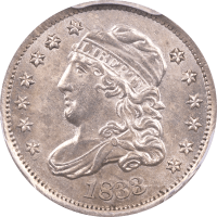 1833 Capped Bust Half Dime (H10C) Obverse Image