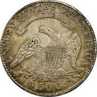 1833 Capped Bust Half Dollar (50c) REVERSE Image