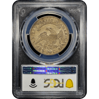 1833 Capped Bust Half Dollar (50c) Reverse Slab Image