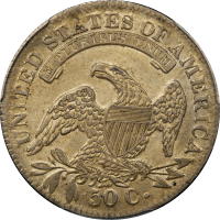 1833 Capped Bust Half Dollar (50c) Reverse Image