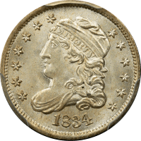 1834 Capped Bust Half Dime (H10C) Obverse Image