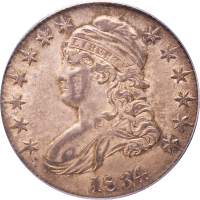1834 Capped Bust Half Dollar (50c) Large Date Large Letters Obverse Image