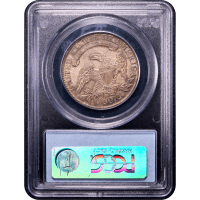 1834 Capped Bust Half Dollar (50c) Large Date Large Letters Reverse Slab Image