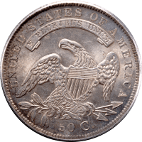 1834 Capped Bust Half Dollar (50c) Large Date Small Letters Reverse Image