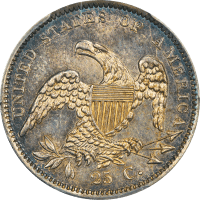 1834 Capped Bust Quarter (25c) Reverse Image