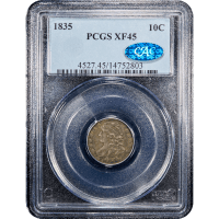 1835 Capped Bust Dime (10c) SLAB Image