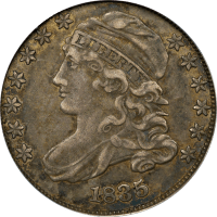 1835 Capped Bust Dime (10c) OBVERSE Image