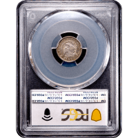 1836 Capped Bust Half Dime (H10C) Large 5C Reverse Slab Image
