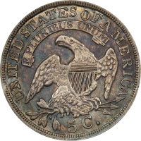 1836 Capped Bust Half Dime (h10c) Large 5C Reverse Image