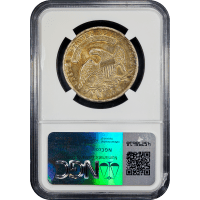 1836 Capped Bust Half Dollar (50c) Lettered Edge Reverse Slab Image