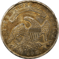 1836 Capped Bust Half Dollar (50c) Lettered Edge Reverse Image