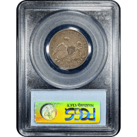 1836 Capped Bust Quarter (25c) Reverse Slab Image